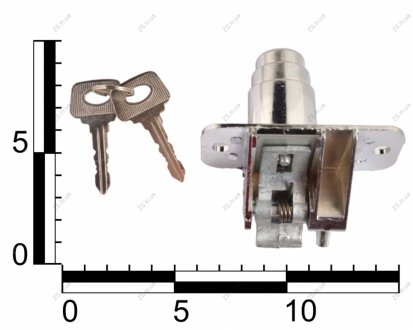 Замок багажника ВАЗ 2108 з ключами (без личинок дверей) Pegas 2108-6100045 (фото 1)