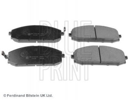 Комплект тормозных колодок из 4 шт. дисков Blue Print ADN14287