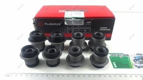 Сайлентблок підвіски ВАЗ 2101 (компл. 8 шт.) FLAGMUS 2101-2904180/040