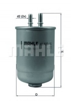 Фільтр палива Knecht/Mahle KL485/16D