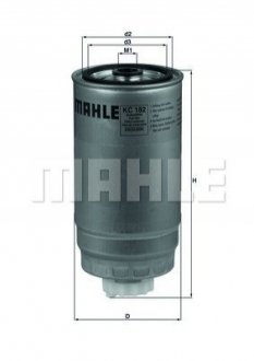 Фільтр палива Knecht/Mahle KC182