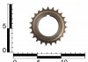 Зірочка ГРМ вала коленчастого ГАЗ 3110, 3302 дв. 405, 406, 409 Euro-3 (гострий зуб під 2-рядн. ланцюг) 406.1005033 -20 ASR TS360002 (фото 2)