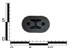 Подушка глушителя DAEWOO, CHEVROLET, LANOS, AVEO толстая зад. ASR SU370008 (фото 2)