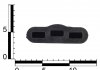 Подушка глушителя DAEWOO NEXIA резонатора длинная ASR SU370007 (фото 2)