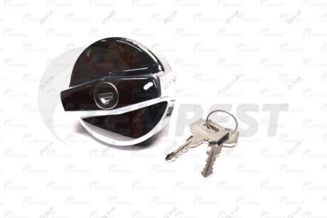 Крышка бака топливного ВАЗ 2108-2110, Газель, Волга (нов.образца) хром. з ключом Tempest 2110-1103010-01