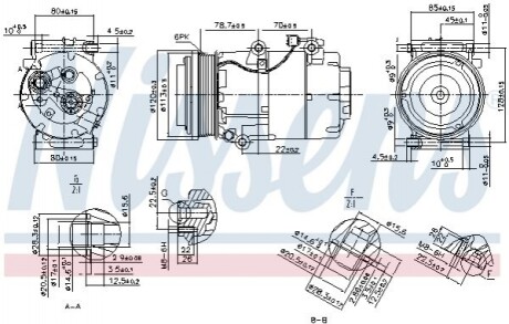 Компресор кондиціонера Nissens 89388