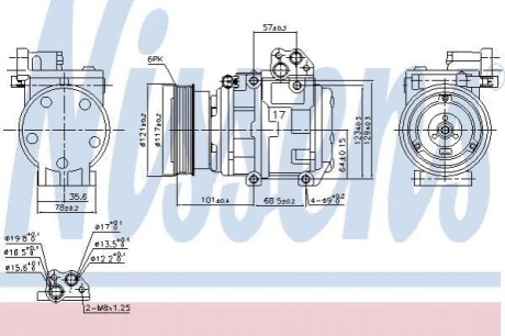 Компресор кондиціонера Nissens 890234