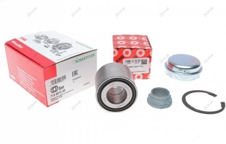 Підшипник призначений для монтажу на маточину, роликовий, з елементами монтажу.. FAG 713 6673 20