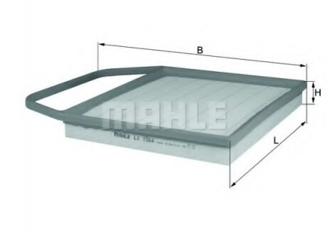 Фільтр забору повітря Knecht/Mahle LX1564