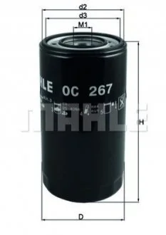 Фильтр масла Knecht/Mahle OC267