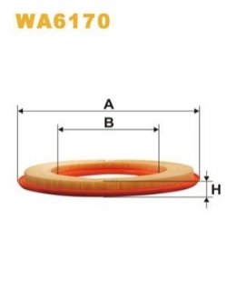Фільтр повітря WIX FILTERS WA6170