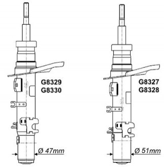 Амортизатор Monroe G8328