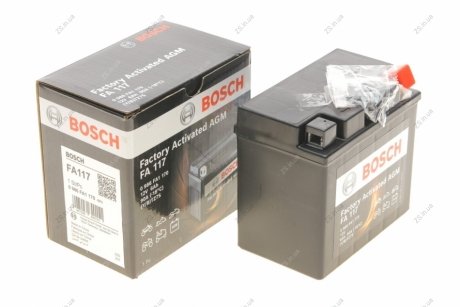 Аккумулятор 6Ah-12v (FA117) (113х70х105),R,EN90 Bosch 0986FA1170