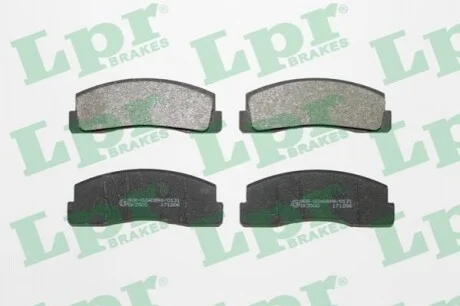 Комплект тормозных колодок из 4 шт. дисков LPR 05P179