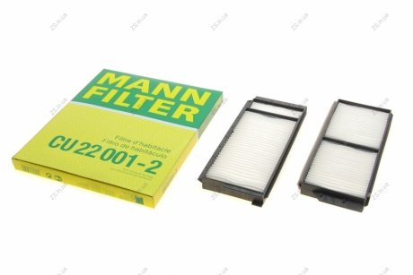 Повітряний фільтр салону MANN-FILTER CU 22001-2