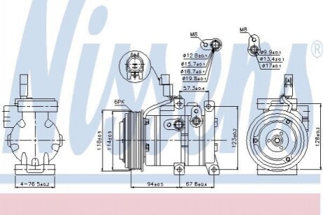 Компресор кондиціонера First Fit Nissens 89533