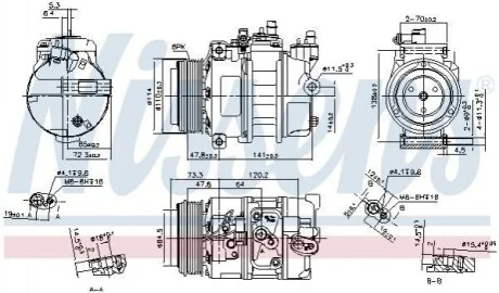 Компресор кондиціонера First Fit Nissens 89496