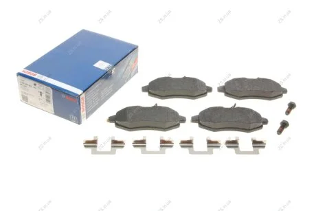 Комплект гальмівних колодок з 4 шт. дисків Bosch 0986494262