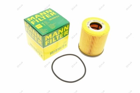 Фільтр оливи MANN-FILTER HU 816/2X