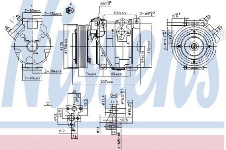 Компресор кондиціонера Nissens 89558