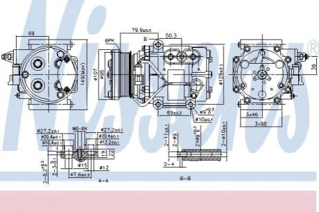 Компресор кондиціонера Nissens 89240 (фото 1)