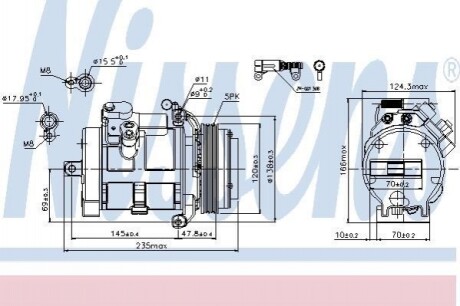 Компресор кондиціонера Nissens 89081