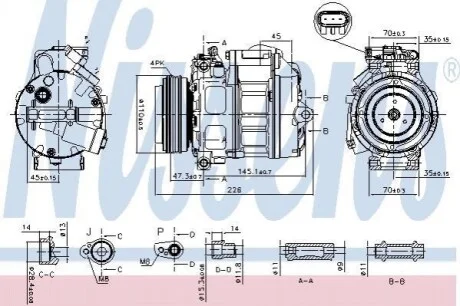 Компресор кондиціонера Nissens 890329