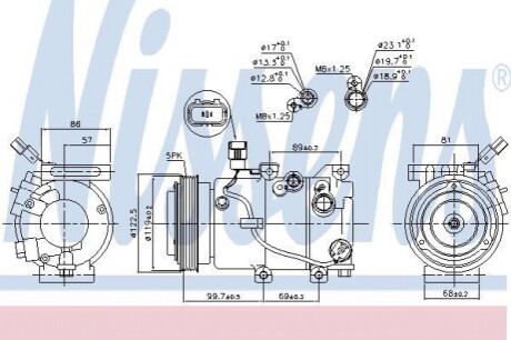 Компресор кондиціонера Nissens 890241