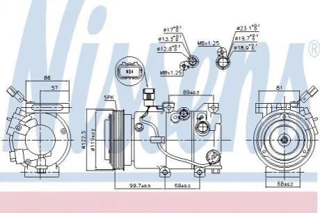 Компресор кондиціонера Nissens 890241
