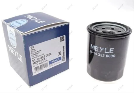 Фильтр масла MEYLE 31-14 322 0006