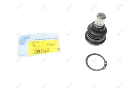 Опора шарова передн. зі стопорн. кільцем Nissan Qashqai I -14 (вир-во) Blue Print ADN186115