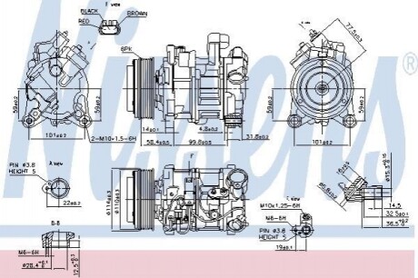 Компресор кондиціонера First Fit Nissens 89585