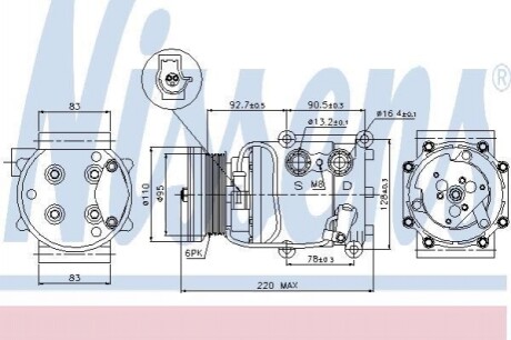 Компресор кондиціонера First Fit Nissens 89071