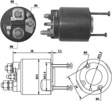 Втягуюче реле Magneti Marelli 940113050064 (фото 1)