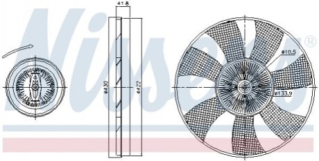 Вентилятор Nissens 86220 (фото 1)