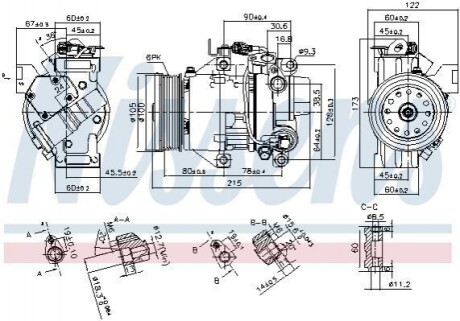 Компресор кондиціонера Nissens 89443