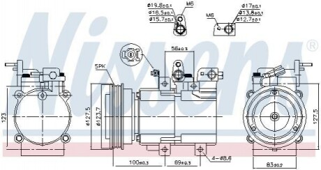 Компресор кондиціонера Nissens 89194