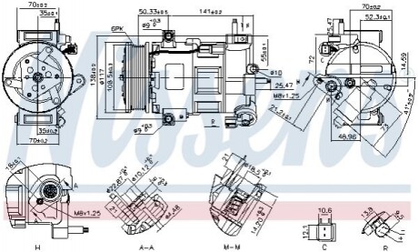 Компресор кондиціонера Nissens 890758