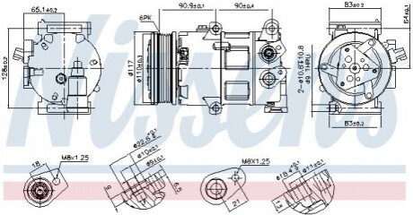 Компресор кондиціонера Nissens 890418