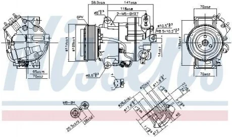 Компресор кондиціонера Nissens 890267