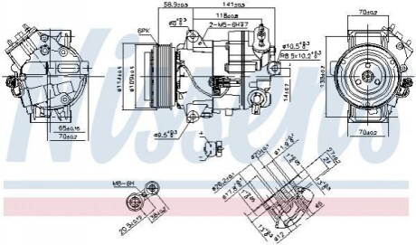 Компресор кондиціонера Nissens 890263