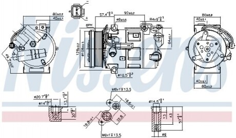 Компресор кондиціонера Nissens 890210