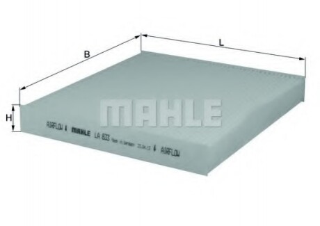 Повітряний фільтр салону Knecht/Mahle LA833