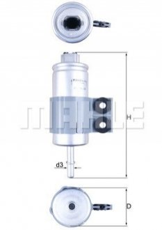 Фільтр палива Knecht/Mahle KL510