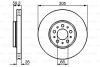 Тормозной диск Bosch 0986479C59 (фото 1)