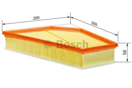 Фільтр повітряний Bosch F026400255