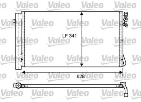 Конденсатор без хладогену Valeo 814012