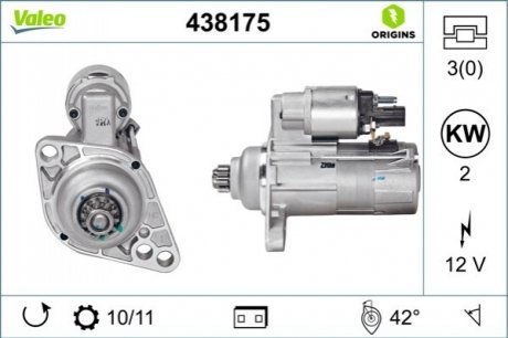 Стартер Valeo 438175