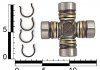 Крестовина вала карданного ГАЗ 3110, 3302, 2705, Соболь 2217, 2752, УАЗ 469 дв. УМЗ 451М Truckman 3102-2201025 (фото 3)