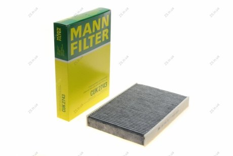 Повітряний фільтр салону MANN-FILTER CUK 2743 (фото 1)